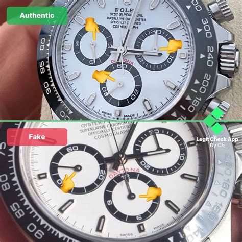 how can you tell a fake daytona rolex|fake rolex daytona for sale.